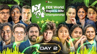 FIDE World Rapid & Blitz Chess Championship 2024 | Day 2 | Live Commentary by Niklesh, GM Harshit