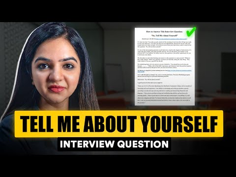 Interview Question: Tell me about yourself | Best answer for freshers & experienced professionals