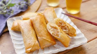 [Standard spring roll] Crispy even when cold! The point is the spring roll skin ◯◯! ? macaroni