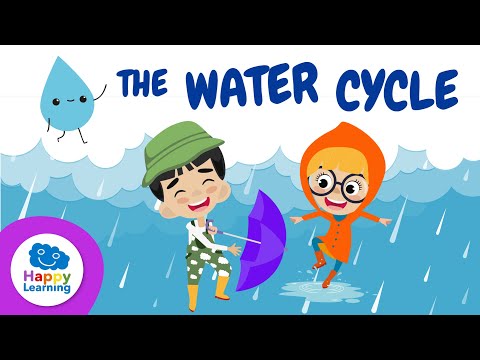 THE WATER CYCLE | FUN FACTS FOR KIDS | Happy Learning 💧🌧️🌊