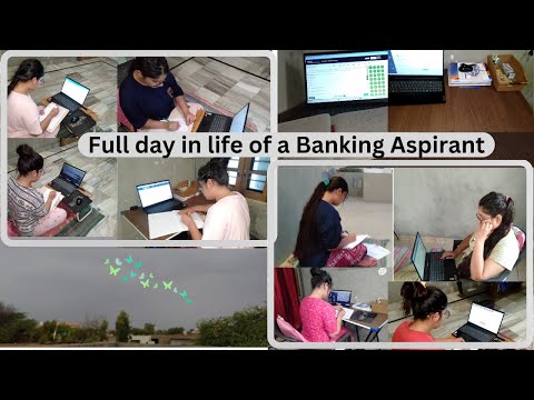 Full day in life of a banking aspirant. RRB PO preparation 2024.#rrbpo2024 #ibpspoclerk #ibpspo2024