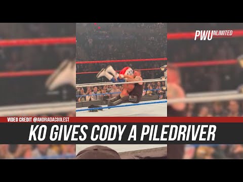 𝙒𝘼𝙏𝘾𝙃: Kevin Owens Hits Cody Rhodes With a Piledriver After Saturday Night's Main Event