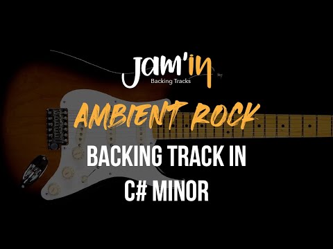 Ambient Rock Guitar Backing Track in C# Minor