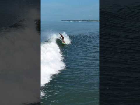 Shredding On A Tiny Surfboard