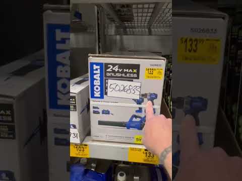 24v brushless Kobalt combo on clearance! #viral #reels #diy