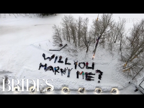 This Ski Resort Proposal Is the Coolest | Brides