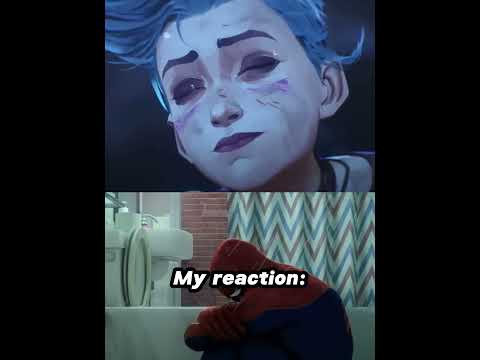 My reaction of Jinx death Arcane #shorts #sad #youtubeshorts #arcane #emotional #shorts