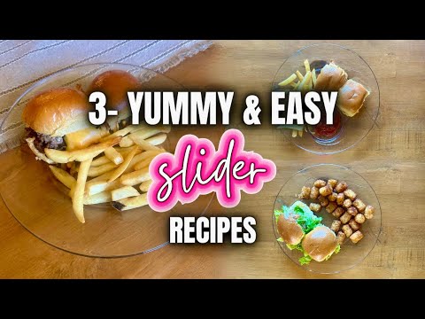 EASY SLIDER RECIPES | APPETIZERS/ GAME DAY/ PARTY DAY FOOD | What's for Dinner | MEL COOP