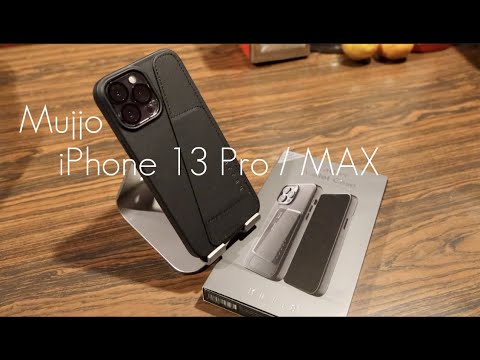 Mujjo Leather Wallet Case - Super Quality LEATHER ! - iPhone 13 Pro / MAX - Hands on Review