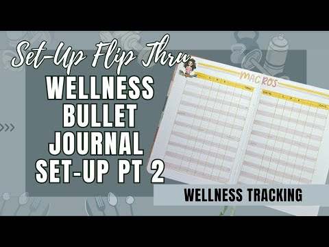 Health and Wellness Bullet Journal Set-Up Pt 2: Final Flip-Through