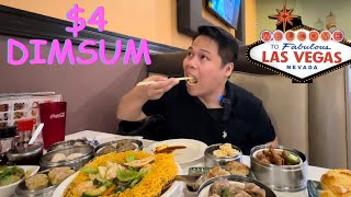 Affordable and Delicious Dim Sum All Day in Las Vegas - Yum Cha Restaurant Food Review - $4 Dim Sum.