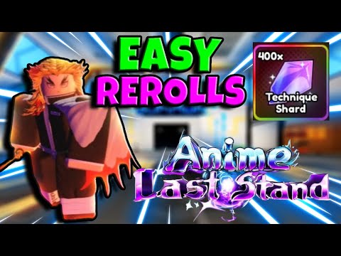 How To AFK Farm Rerolls | Anime Last Stand