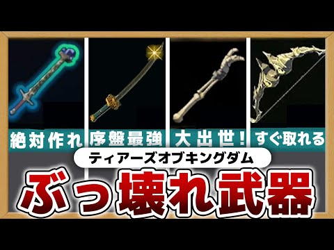 【ティアキン】簡単入手！無双確定な武器まとめ【ゼルダの伝説　ティアーズオブザキングダム】