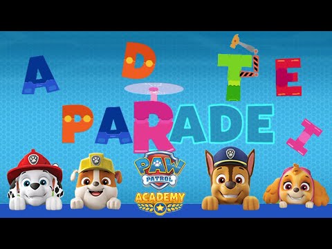 Paw Patrol Academy - Preschool ABC Alphabet Puzzle Game