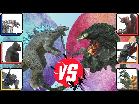 Team Godzilla Monsterverse vs Team Biolante + Kaiju - Who will win?