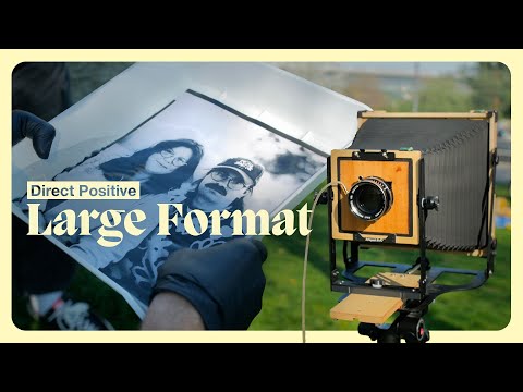 Shooting & developing pictures right on the spot | Direct Positive Paper on Large Format 8x10