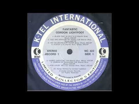 Gordon Lightfoot - Black Day In July (1968)