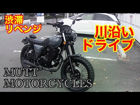 MUTT HILTS250　川沿いドライブ　Mutt motorcycles ヒルツ250　実走レビュー　マットモーターサイクル