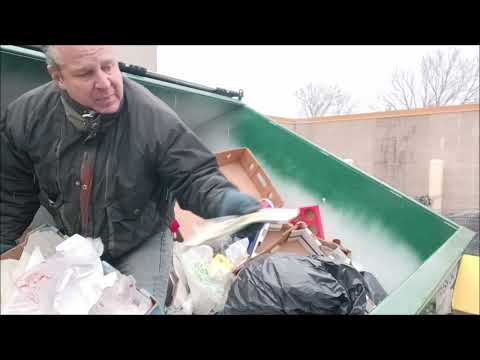 We Stocked up on Free Dumpster Food Just Before the Big Snowstorm Hit