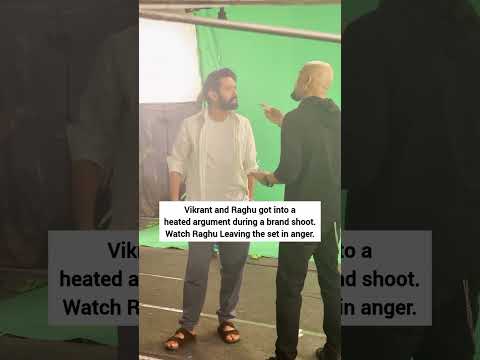 Vikrant Massey Fight With Raghu on-set #vikrantmassey #raghu #mtvroadies