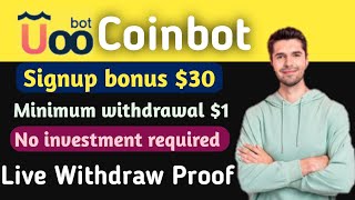 Uoobot airdrop full review - New earning website today 2023 - Best earning sites without investment