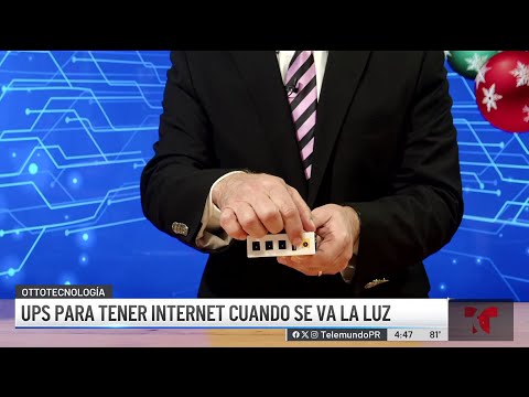 Artefacto para tener internet cuando se vaya la luz