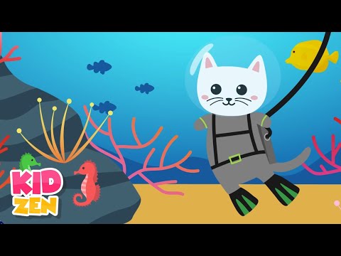 10 Hours of Relaxing Baby Music: Sea Diving | Piano Music for Kids and Babies