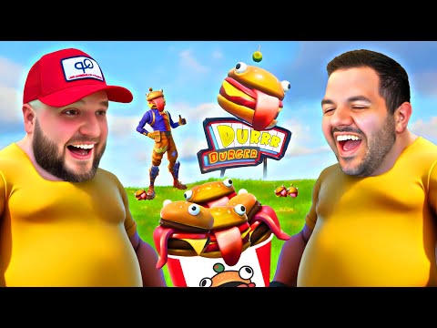 🔴LIVE - Fortnite But CouRageJD & I Eat Burgers While Ninja Clutches