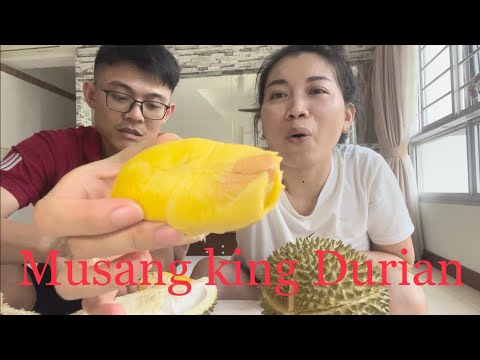 Durian musang King Malaysia at Singapore trip