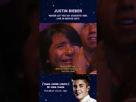 #4 Justin Bieber 'Never Let You Go' Double Vocal Ver | Song Cover Lyrics by Vina Yunia #justinbieber