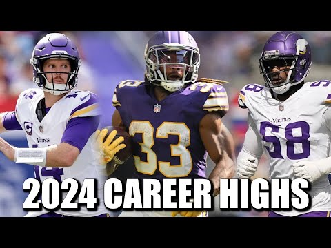 Statistical Career Highs for the 2024 Vikings