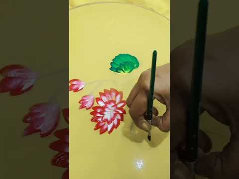 Fabric painting #trending #fabricart #creativity #easyway