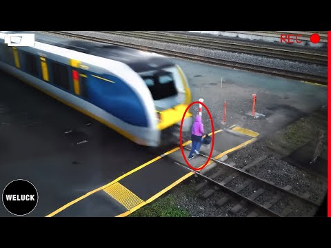 190 Shocking Train Moments Of Luckiest People Caught On Camera