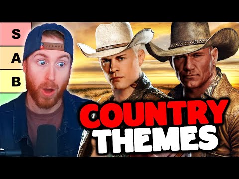 Ranking WWE THEME SONGS as COUNTRY SONGS