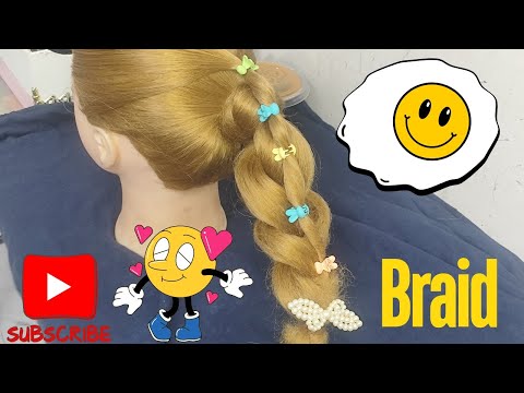 Gorgeous✨😍 Braid With Chotu Clucher||#viral#trending#youtube#youtuber#hair #1000subscriber