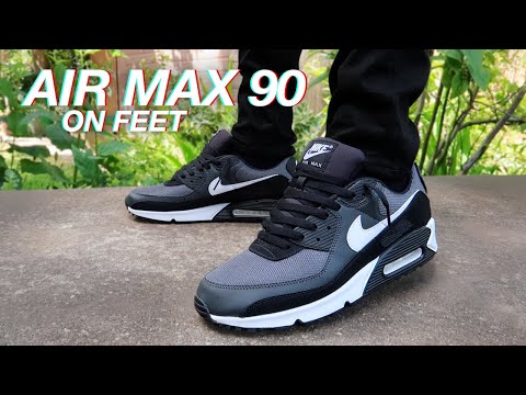 NIKE AIR MAX 90 IRON GREY ON FEET!