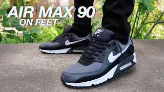 NIKE AIR MAX 90 IRON GREY ON FEET!