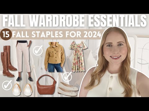 15 Fall Wardrobe Essentials 2024 | Fall Closet Must Haves: Tops, Bottoms, Shoes, and Accessories