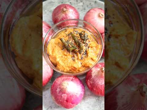 Onion Chutney Recipe | Jan 21 | #bharathicooks #shorts #trending