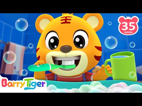 牙齒清潔工🦷🪥✨｜大合集📚｜經典熱門兒歌🎶｜Kids Song🎵｜動畫✨｜童謠｜貝樂虎中文｜Nursery Rhymes