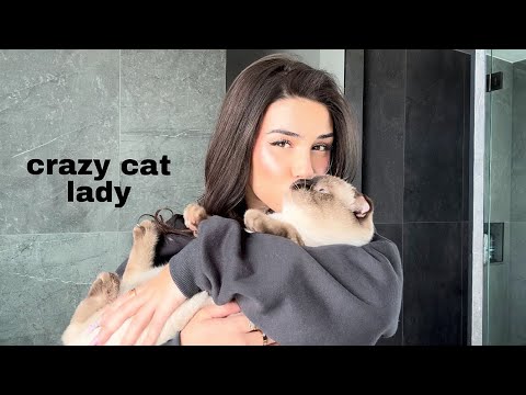 throwing my cat a birthday party lol *VLOG*