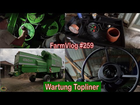 Farmvlog  #259: Lenksystem am Topliner 4065 Nachrüsten + Wartungsarbeiten