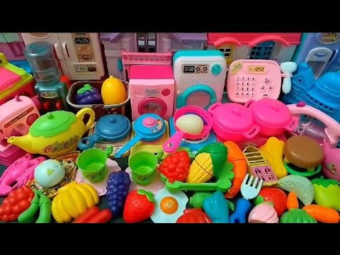 Satisfying with Unboxing | Hello kitty Sanrio kitchen set |ASMR tiny toys kitchen set | #asmr 🌈