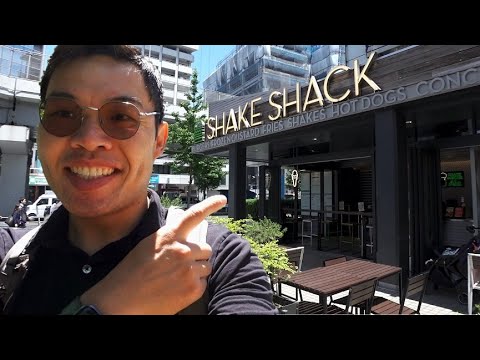 I try Shake Shack for the first time but in Tokyo?