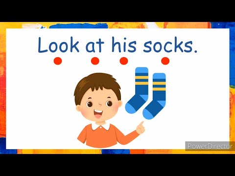 CVC Reading Lesson 8 | CVC Words in Sentences | Short Vowel Sounds | Using His and Her in a Sentence