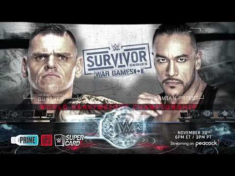 GRAPHICS & MATCH CARD — WWE Survivor Series: War Games 2024 (as of Nov. 11, 2024)