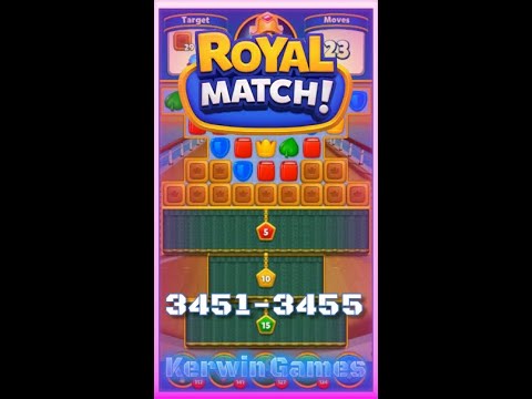 Royal Match Level 3451 3452 3453 3454 3455 - No Boosters Gameplay