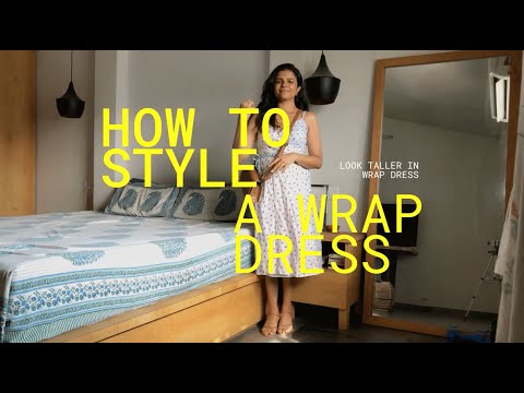 How to Style Wrap Dress for Short Woman | Petites Style Guide | Heli Naik