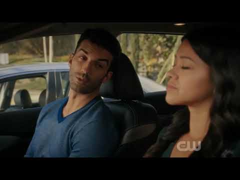 Jane the Virgin  season 5 episode 10 jane & rafael in the car talking scene