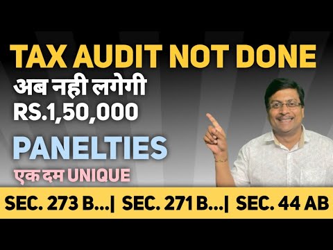 No Penalties on Tax Audit | How to Avoid Tax Audit Penalties | Section 271 B | Tax Audit | Sec. 273B